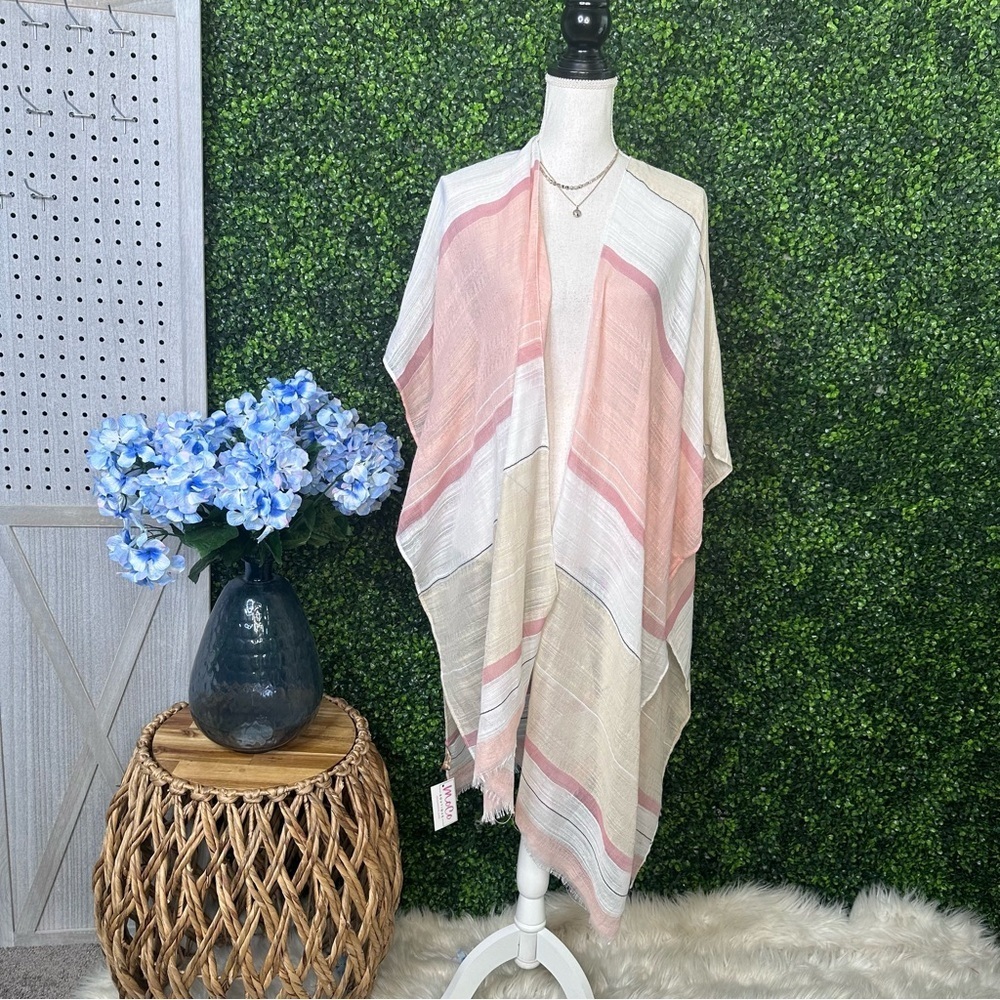 Open front kimono